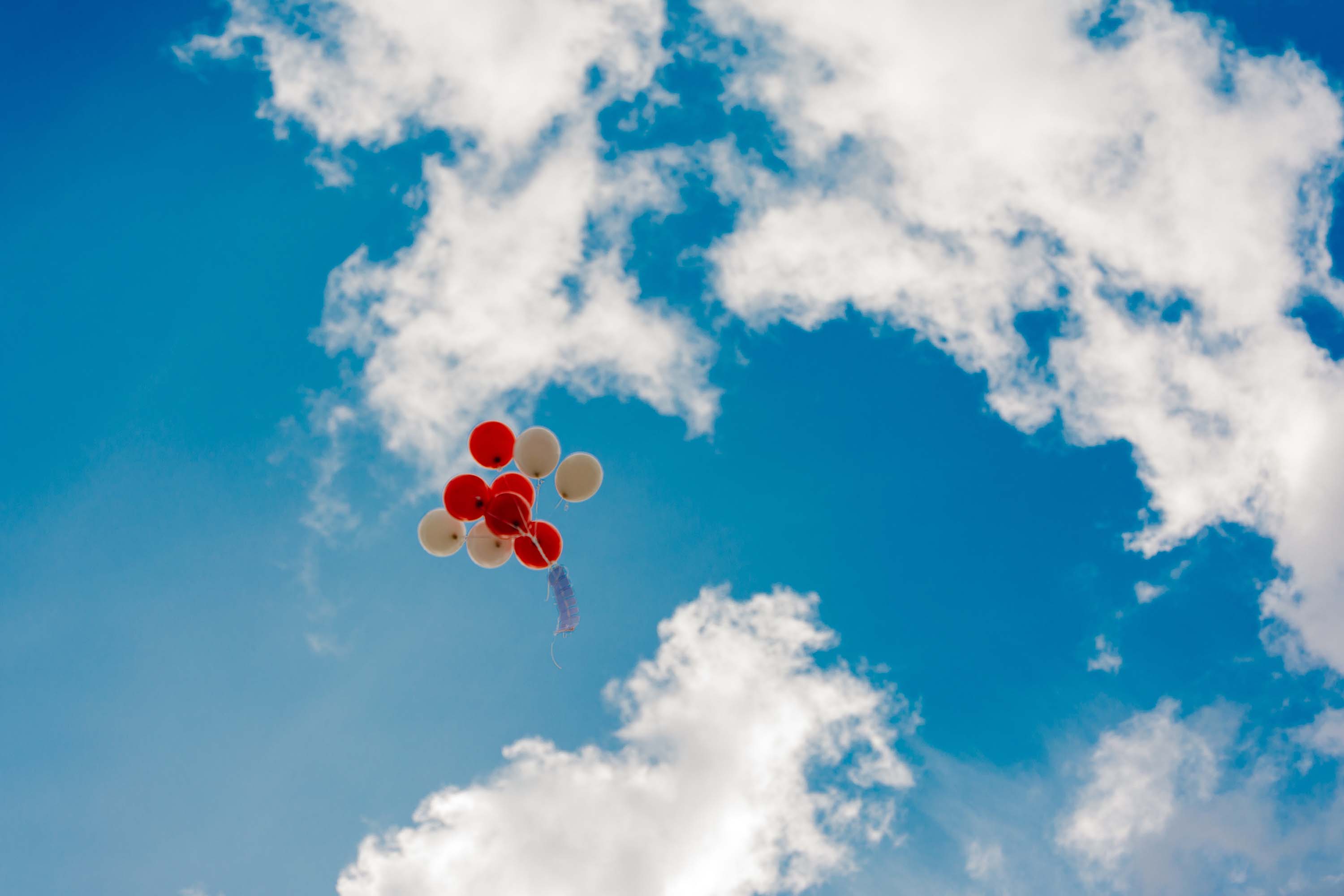 lucht ballonnen wind motivatie training